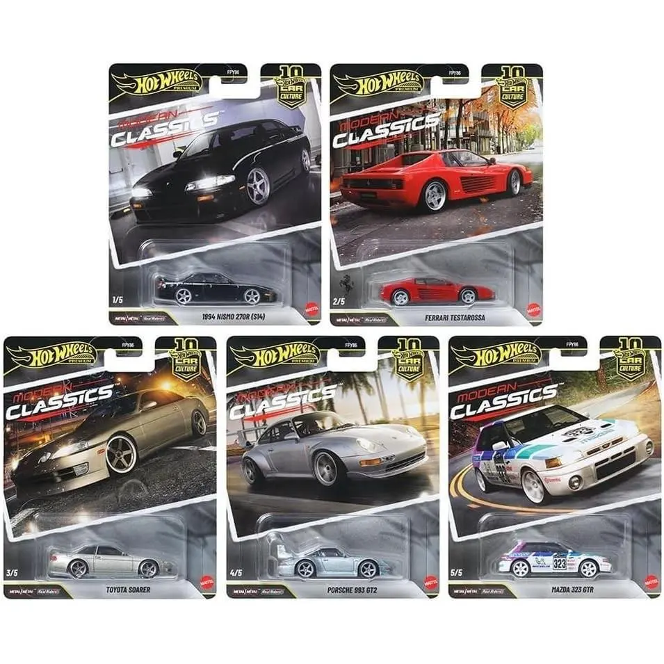 2026 Hot Wheels 1/64 Car Culture Modern Classics 5 Car Set