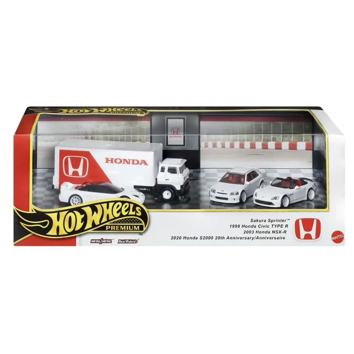 Hot Wheels Premium Honda Diorama Collector Box Set