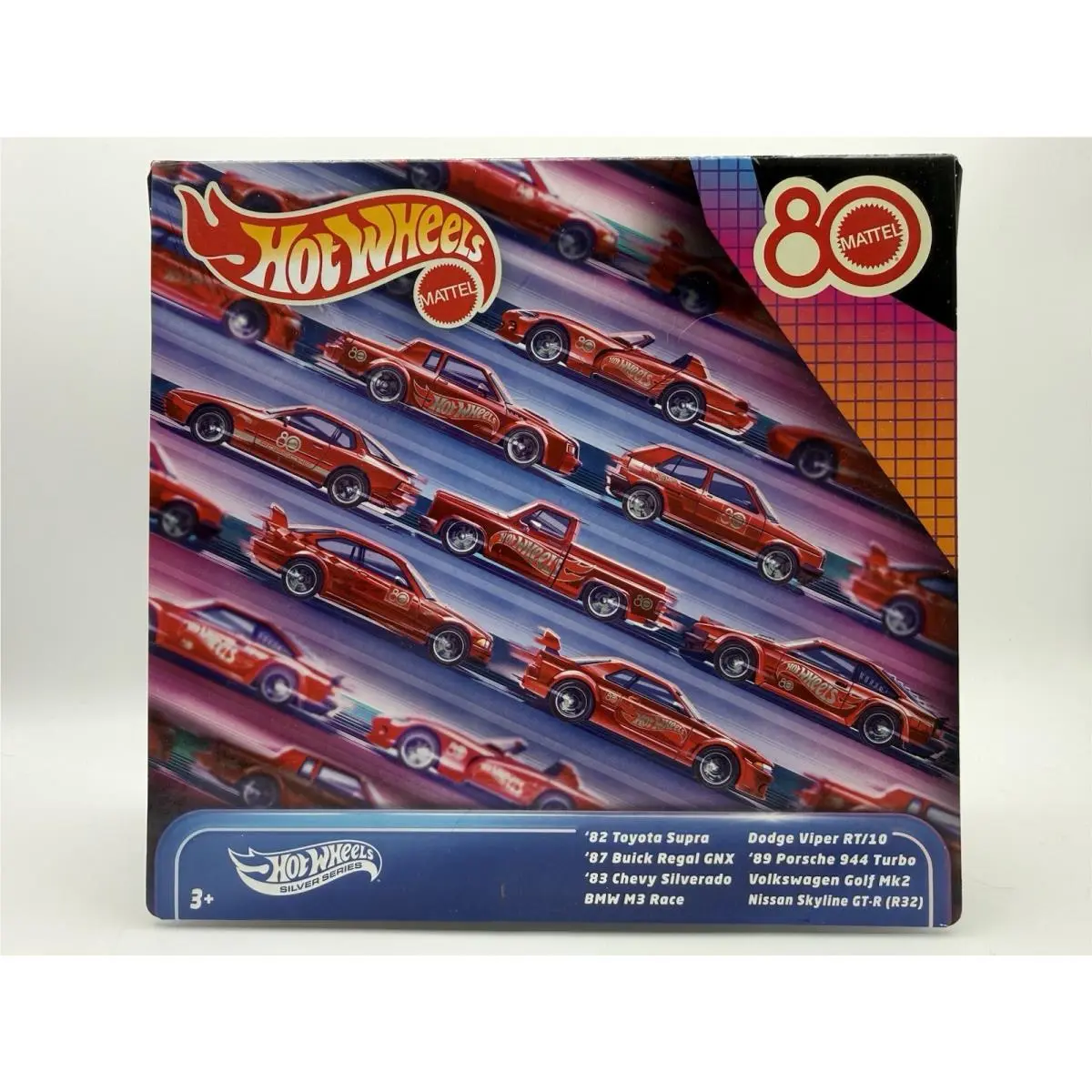Hot Wheels Target Exclusive 80th Anniversary 8 Pack Limited Edition