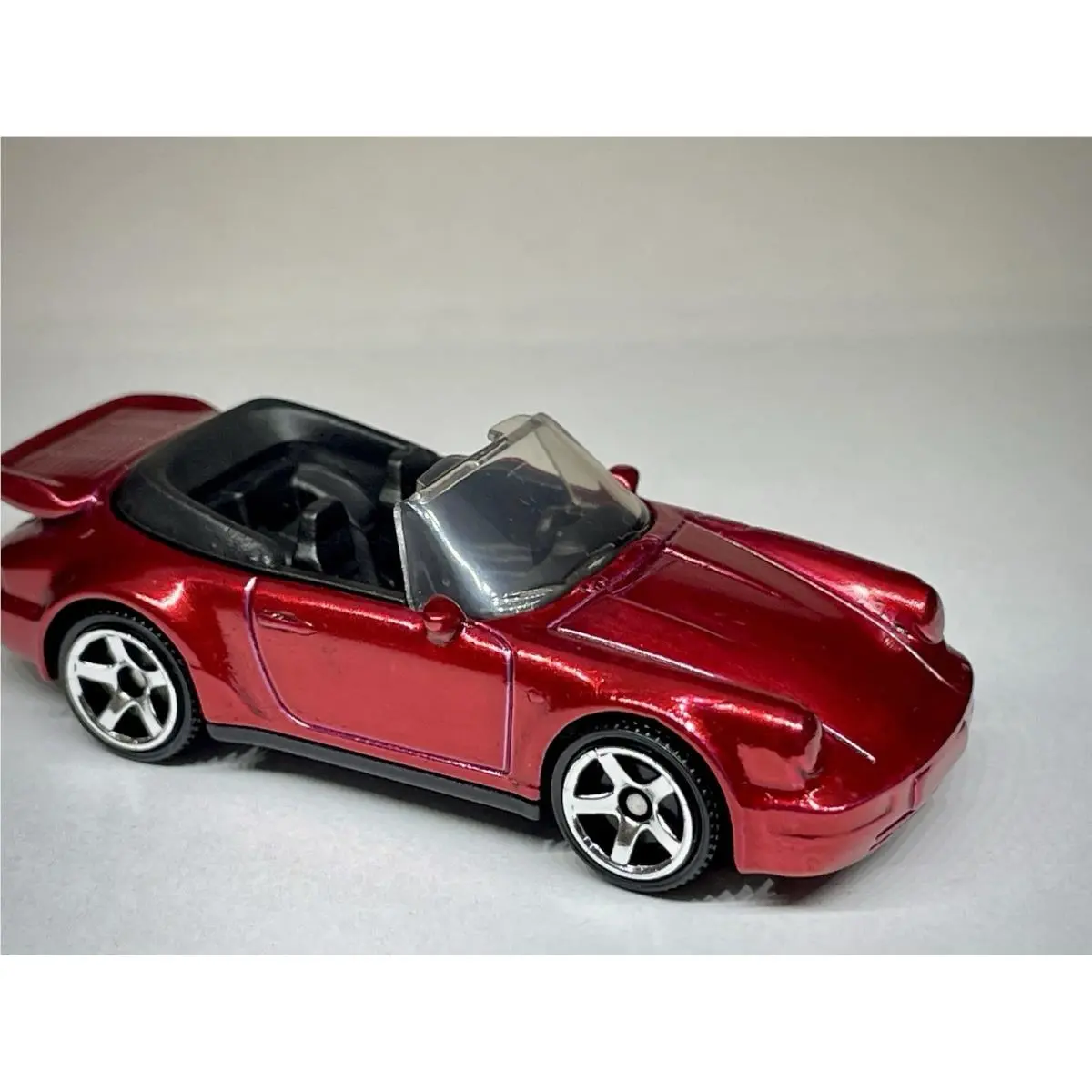 Hot Wheels Porsche 911 Turbo Cabriolet Custom Made Spectraflame Red