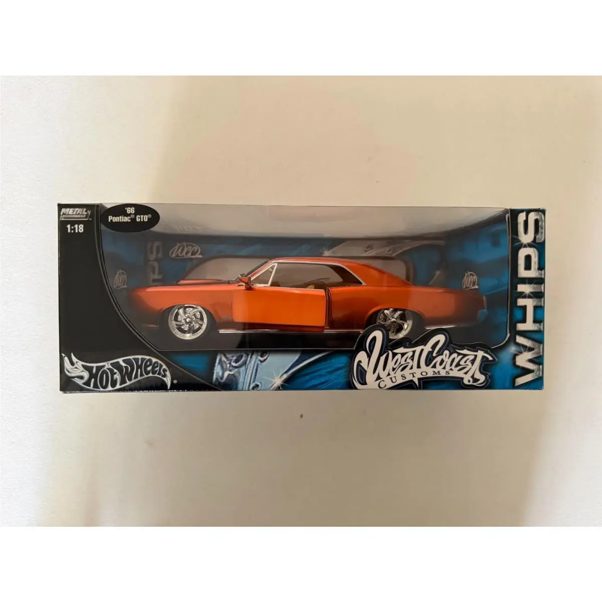 Hot Wheels Whips Westcoast Customs `66 Pontiac Gto 1:18 BD3
