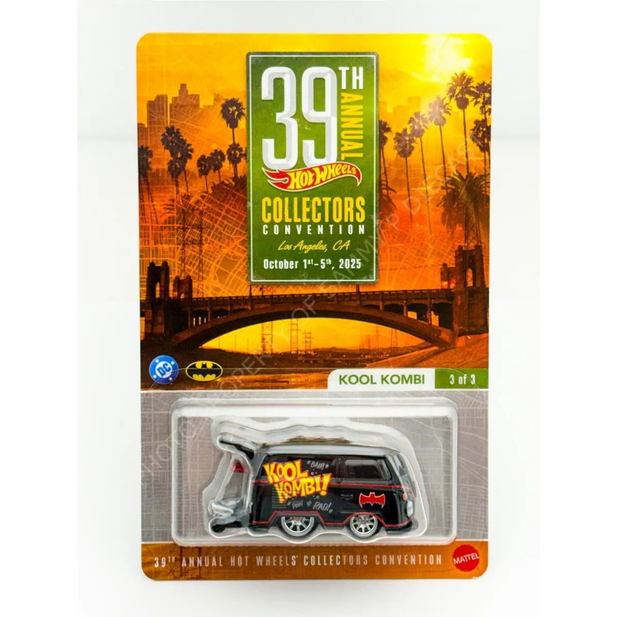 Hot Wheels 2025 39th LA Convention Finale Kool Kombi Batman 983/4000