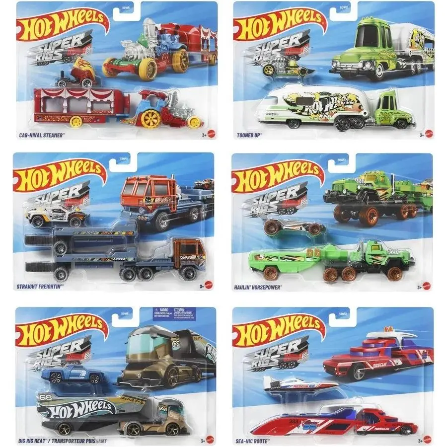 Hot Wheels Super Rigs 2026 BDW51-977G Case G Set of 6 - - In Stock