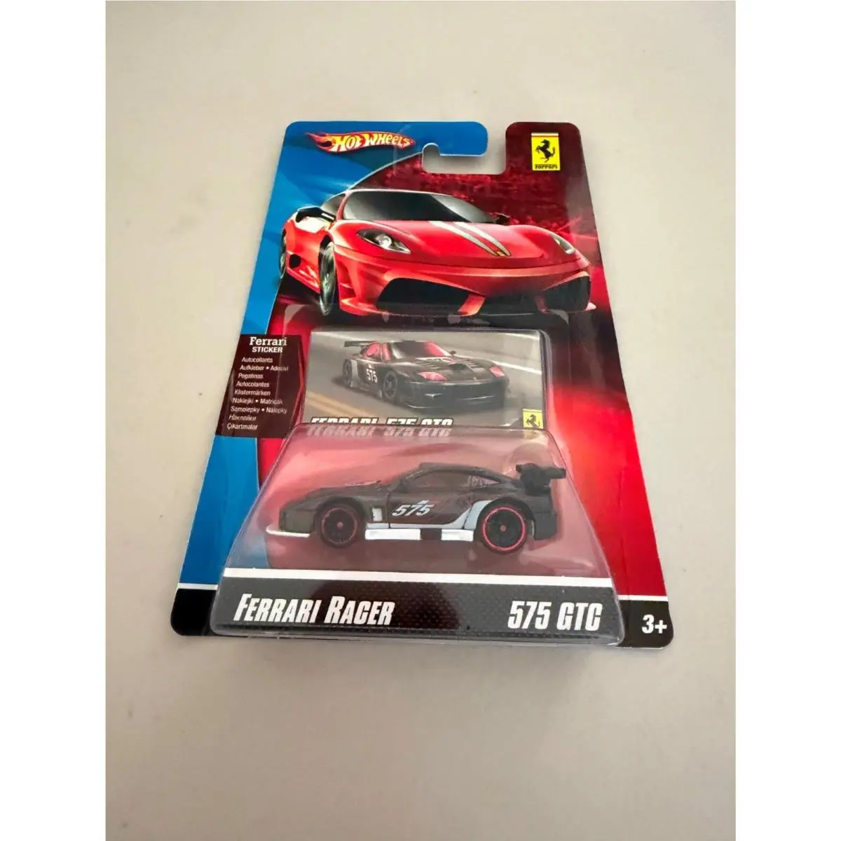 Hot Wheels Ferrari Racer Ferrari 575 Gtc Black Htf G3