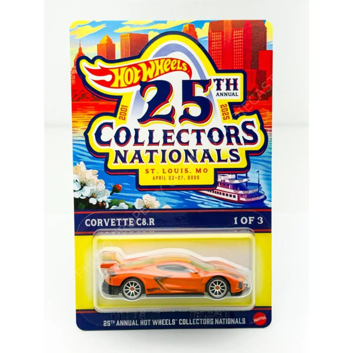 Hot Wheels 2025 25th Annual St Louis Nationals Corvette C8R 5590/6200