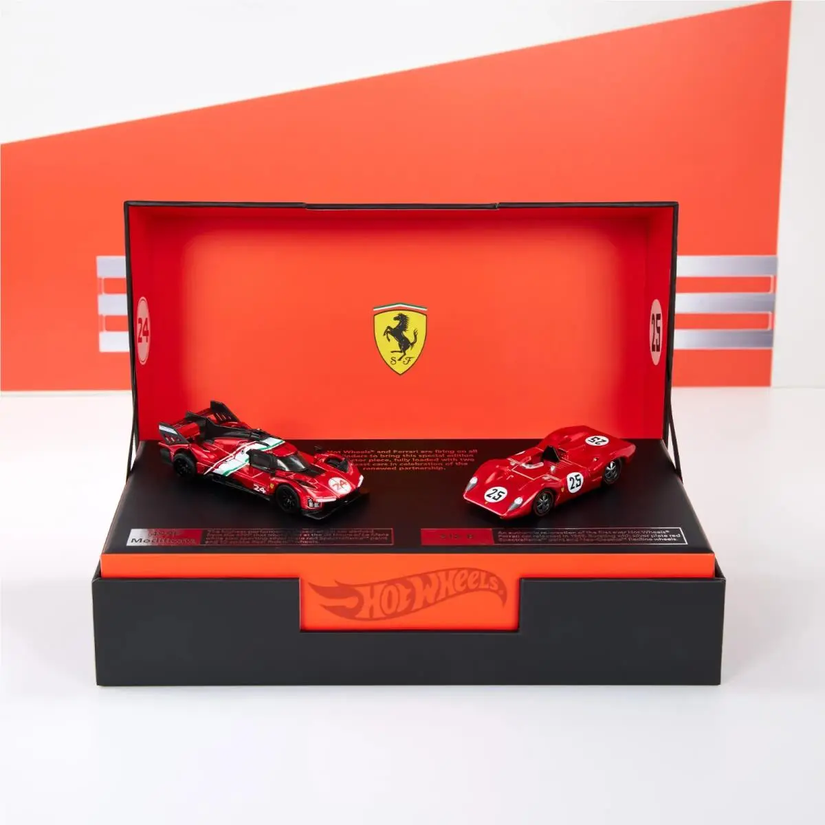 Mattel Creations Collectors Hot Wheels x Ferrari Heritage Set In Hand