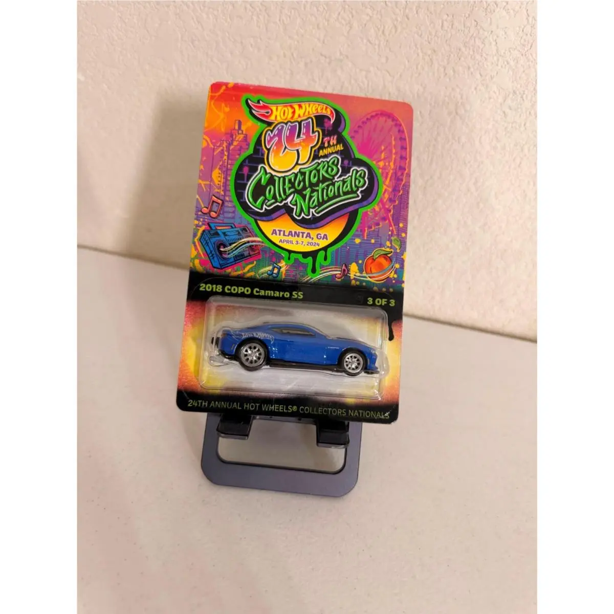 Hot Wheels 24th Annual Collectors Nationals 2018 Copo Camaro SS Blue F22