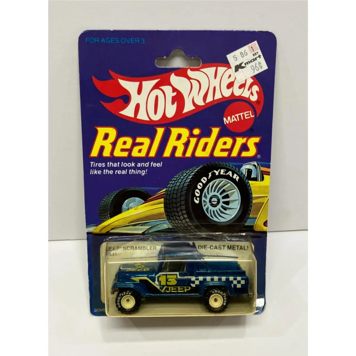 1982 Hot Wheels Real Riders Jeep Scrambler Blue No. 2541