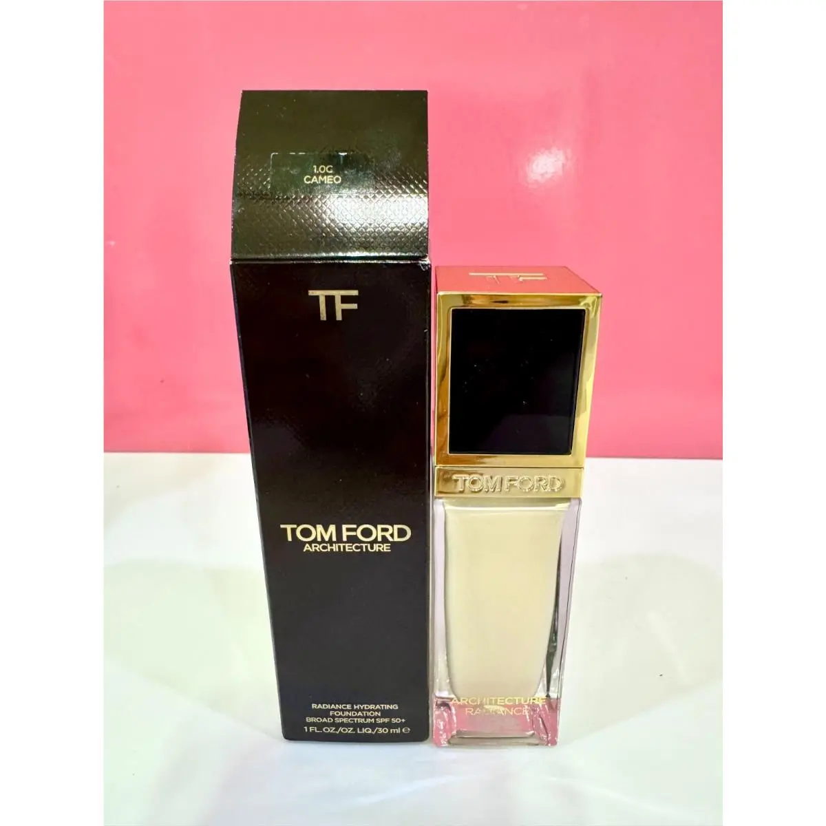 Architecture Radiance Hydrating Foundation SPF50 1oz. Nib- Choose Shade 1.0C Cameo by Tom Ford