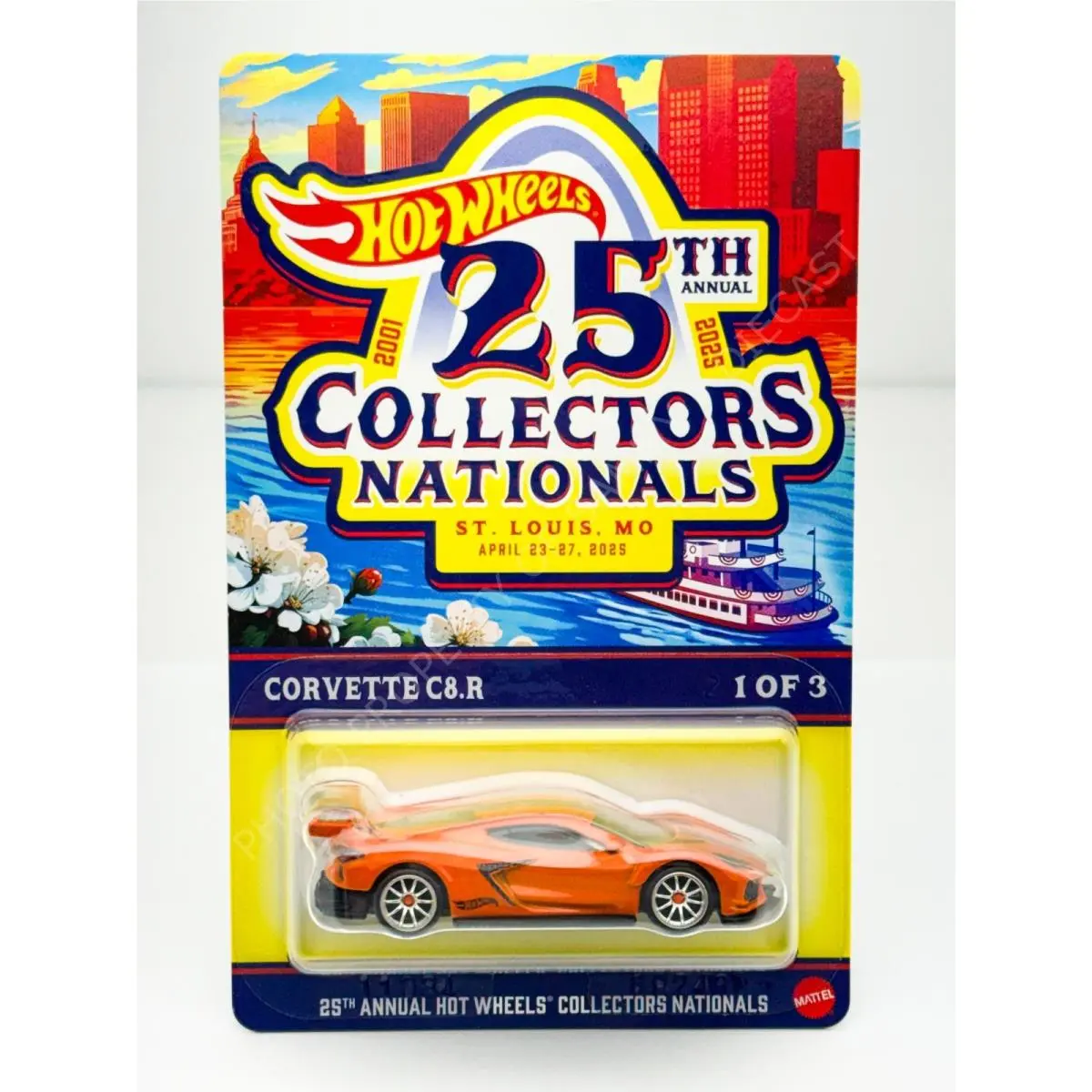 Hot Wheels 2025 25th Annual St Louis Nationals Corvette C8R 5599/6200