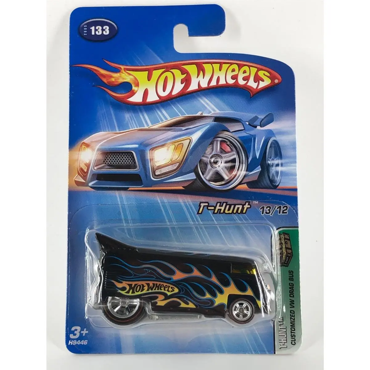 Hot Wheels Customized VW Drag Bus Black 2005 T-hunt 13/12 133