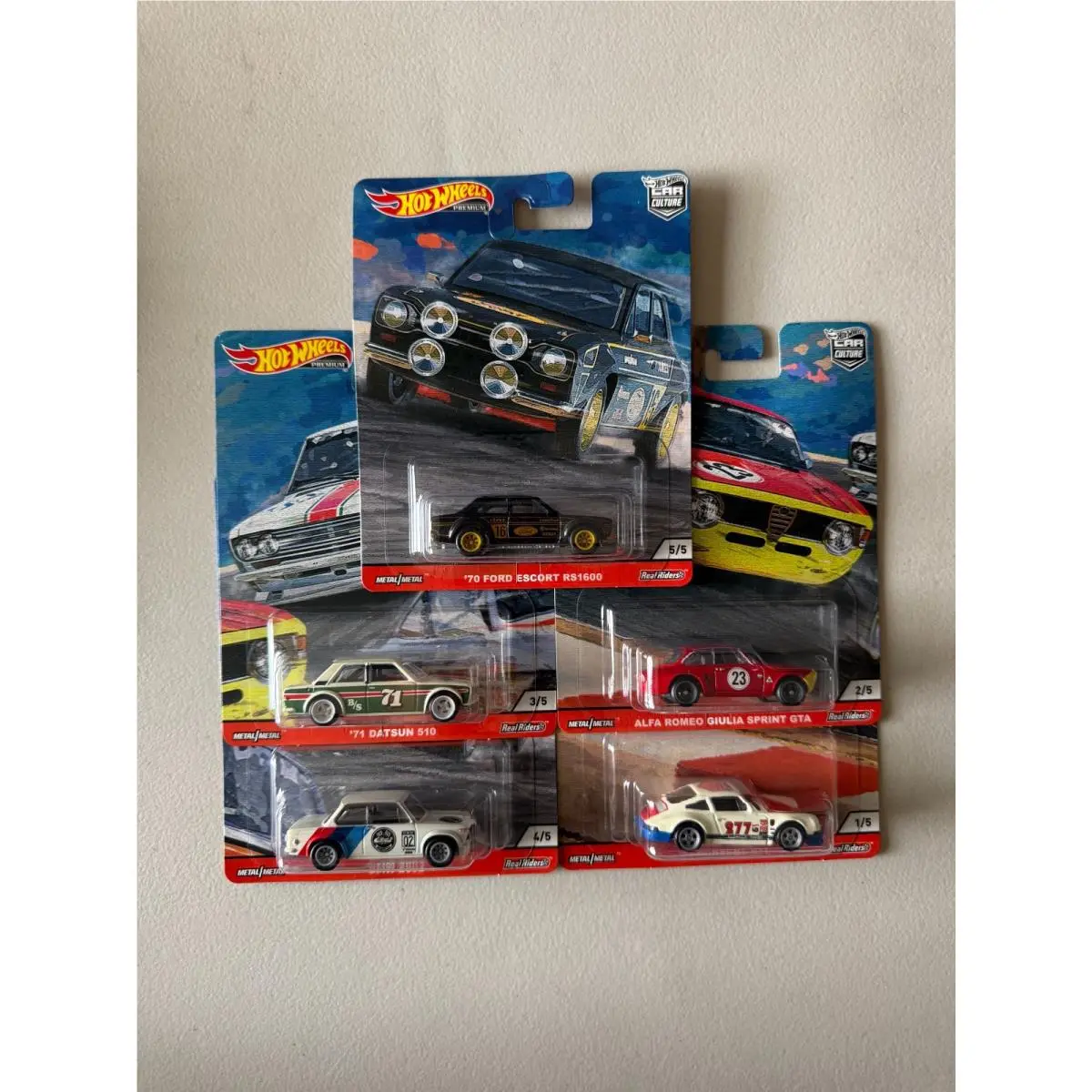 Hot Wheels Door Slammers Premium Car Culture Set Of 5 F44