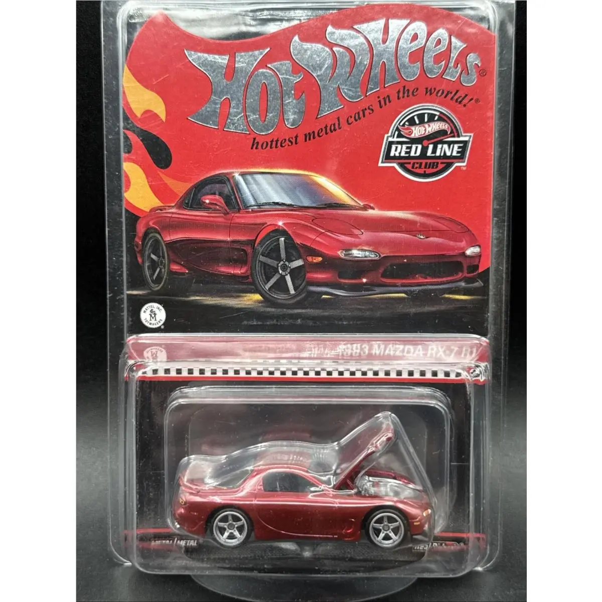 2024 Hot Wheels Red 1993 Mazda RX-7 R1 Redline Club Exclusive rx7 Jdm Rlc