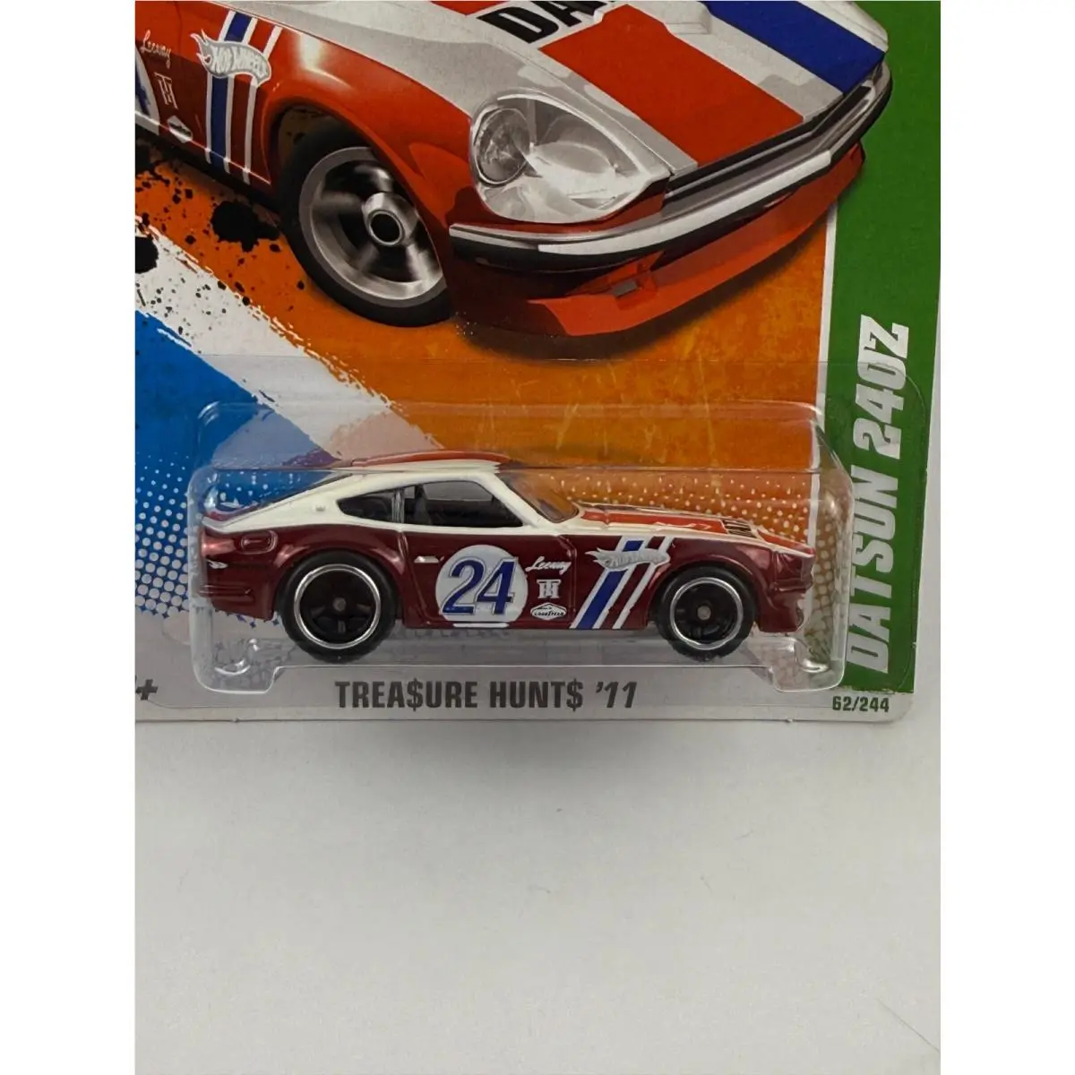 Hot Wheels 2011 Super Treasure Hunt Hunt$ Datsun 240Z - 12/15 - 62/244 - T9732