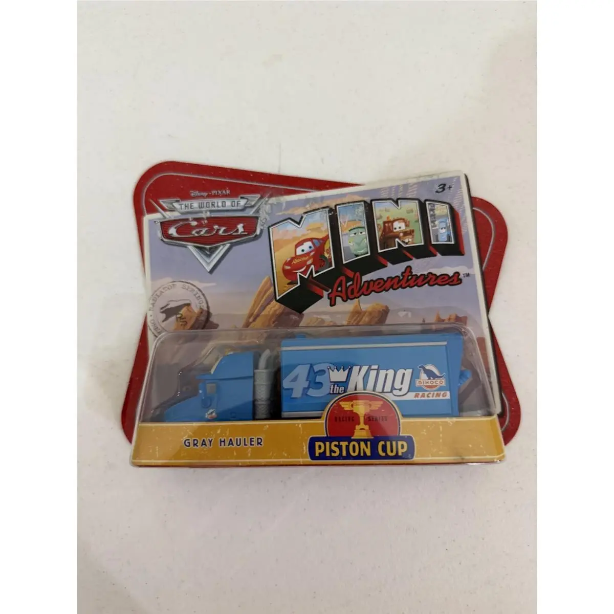 Disney World of Cars Mini Adventures Gray Hauler Piston Cup Htf G9