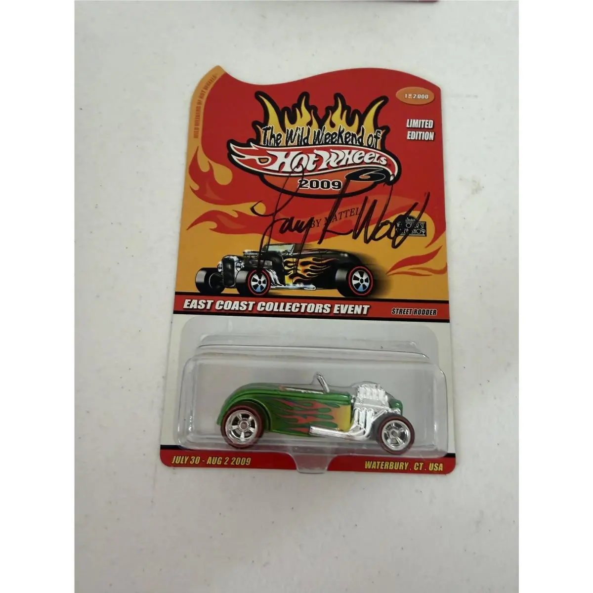 Wild Weekend Of Hot Wheels 2009 336/2000 Street Rodder Signed By Larry Wood J4