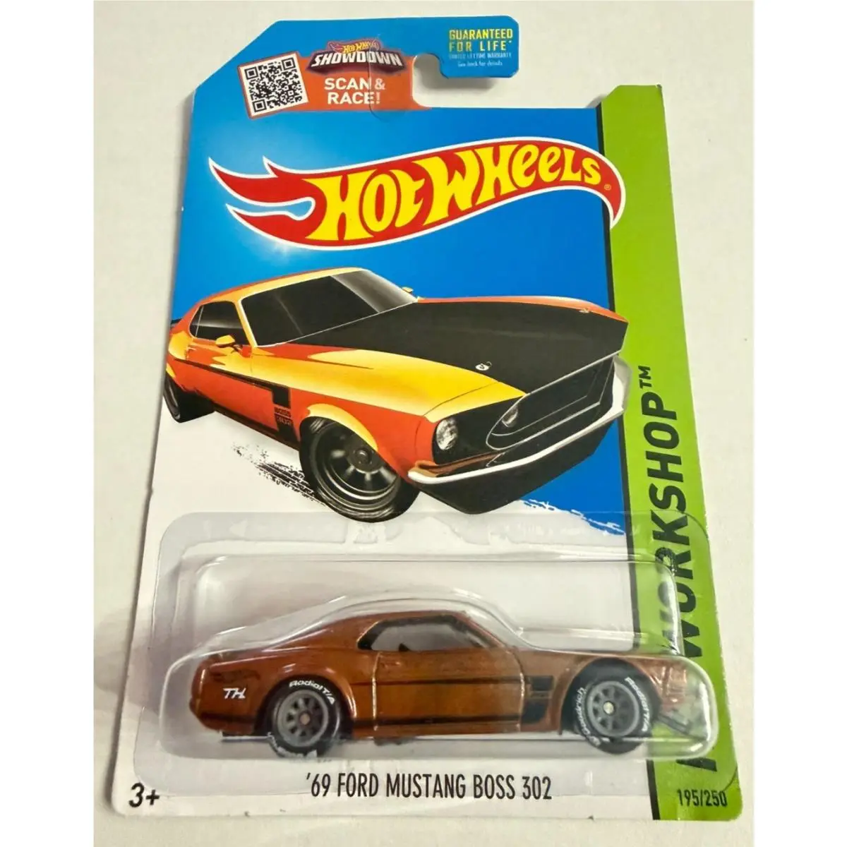 Hot Wheels 2015 Super Treasure Hunt ’69 Mustang Boss 302 Sth Real Riders Mint