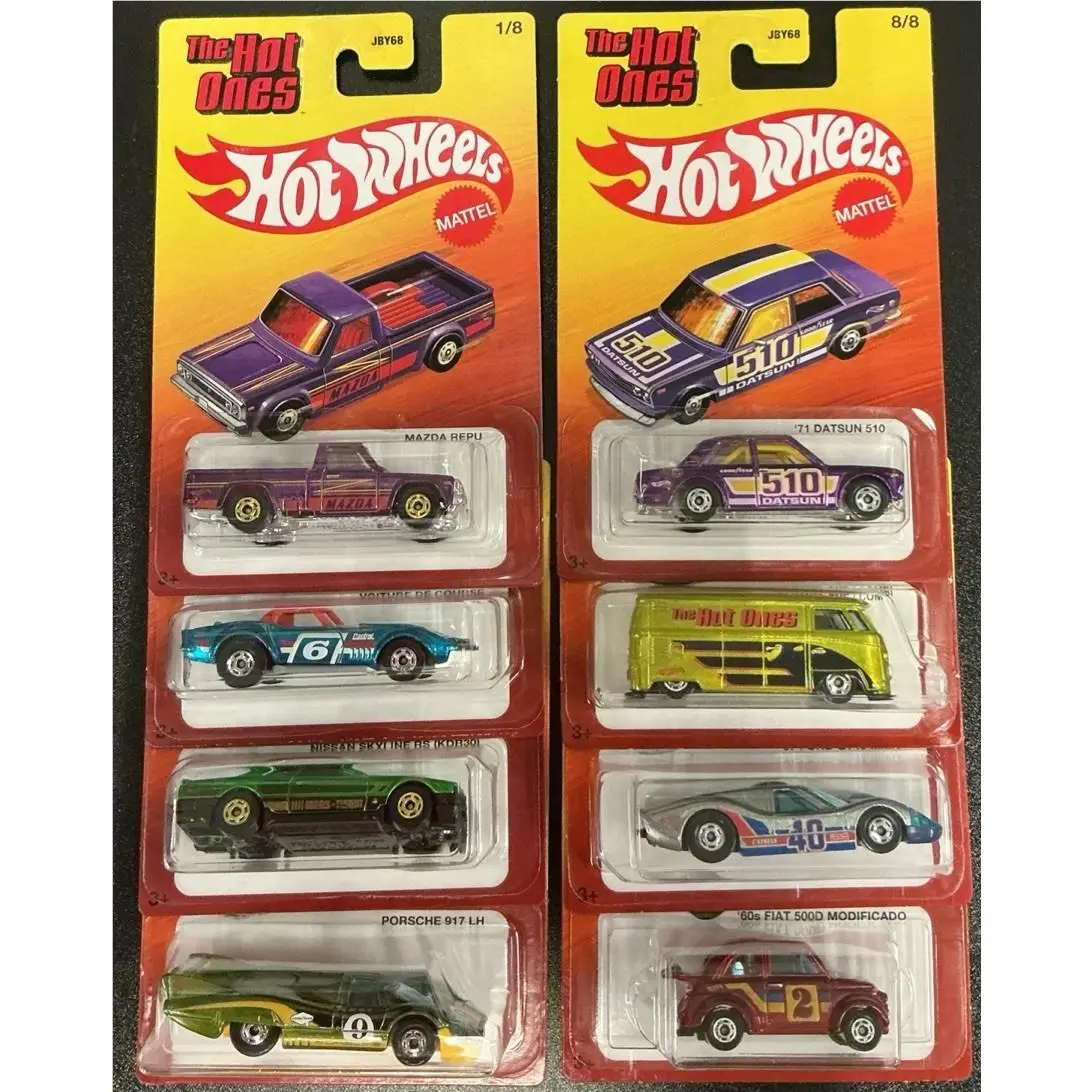 Hot Wheels The Hot Ones Complete Set Of 8 - JBY68-956B