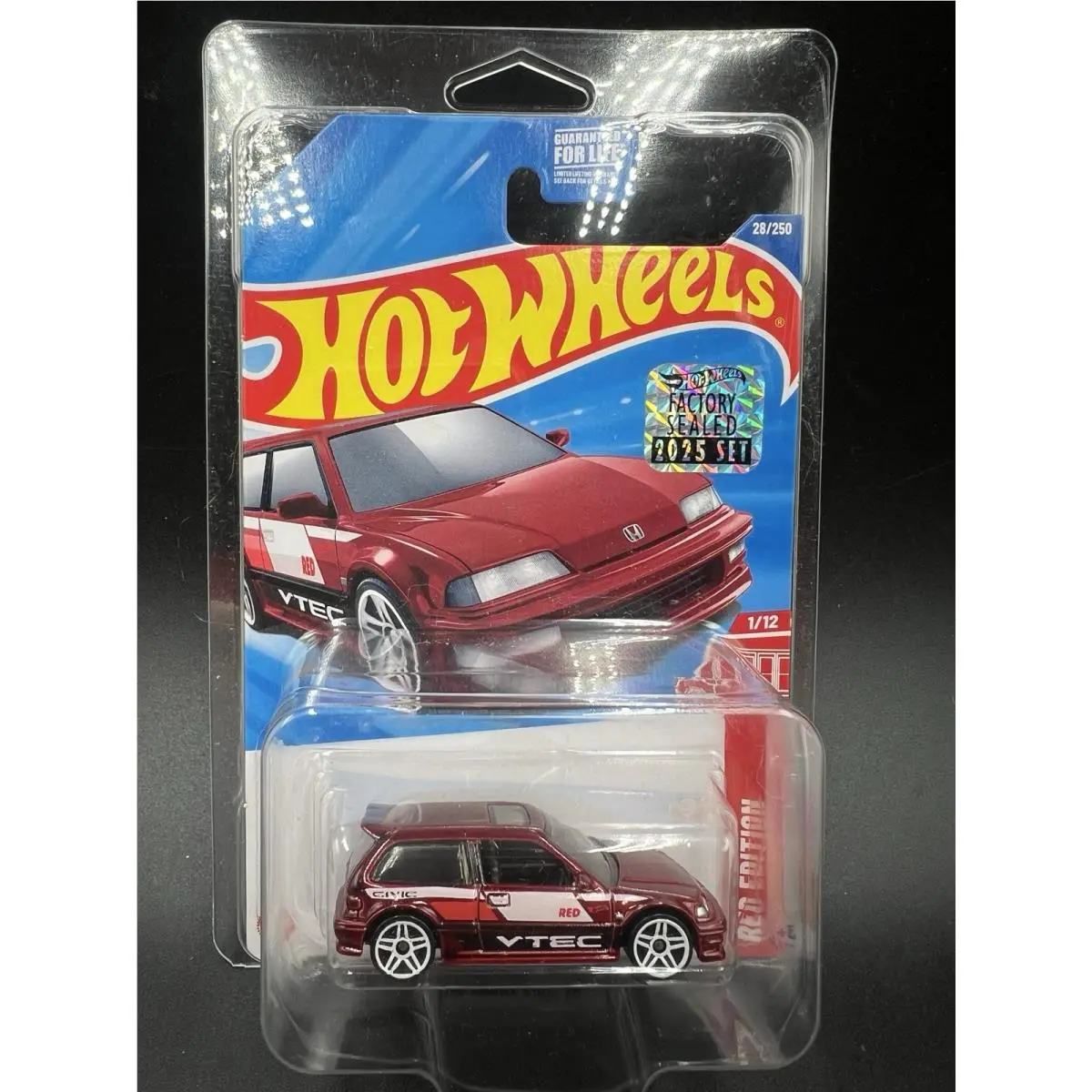 Hot Wheels 90 Honda Civic EF Red 2025 Red Edition 28 2025 Set