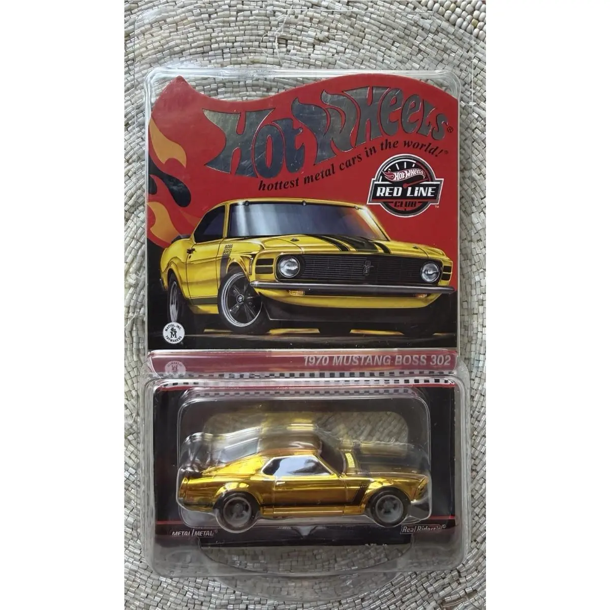 Hot Wheels 2024 Rlc Redline Club Exclusive 1970 Mustang Boss 302 Gold Mint