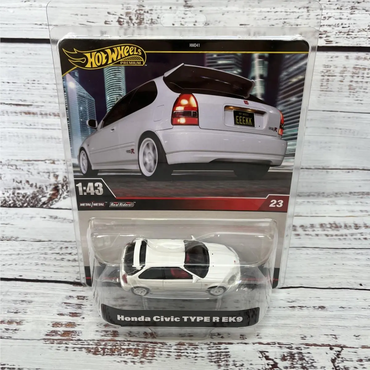 2025 Hot Wheels White Honda Civic Type R EK9 Premium 1:43 Scale Series Jdm