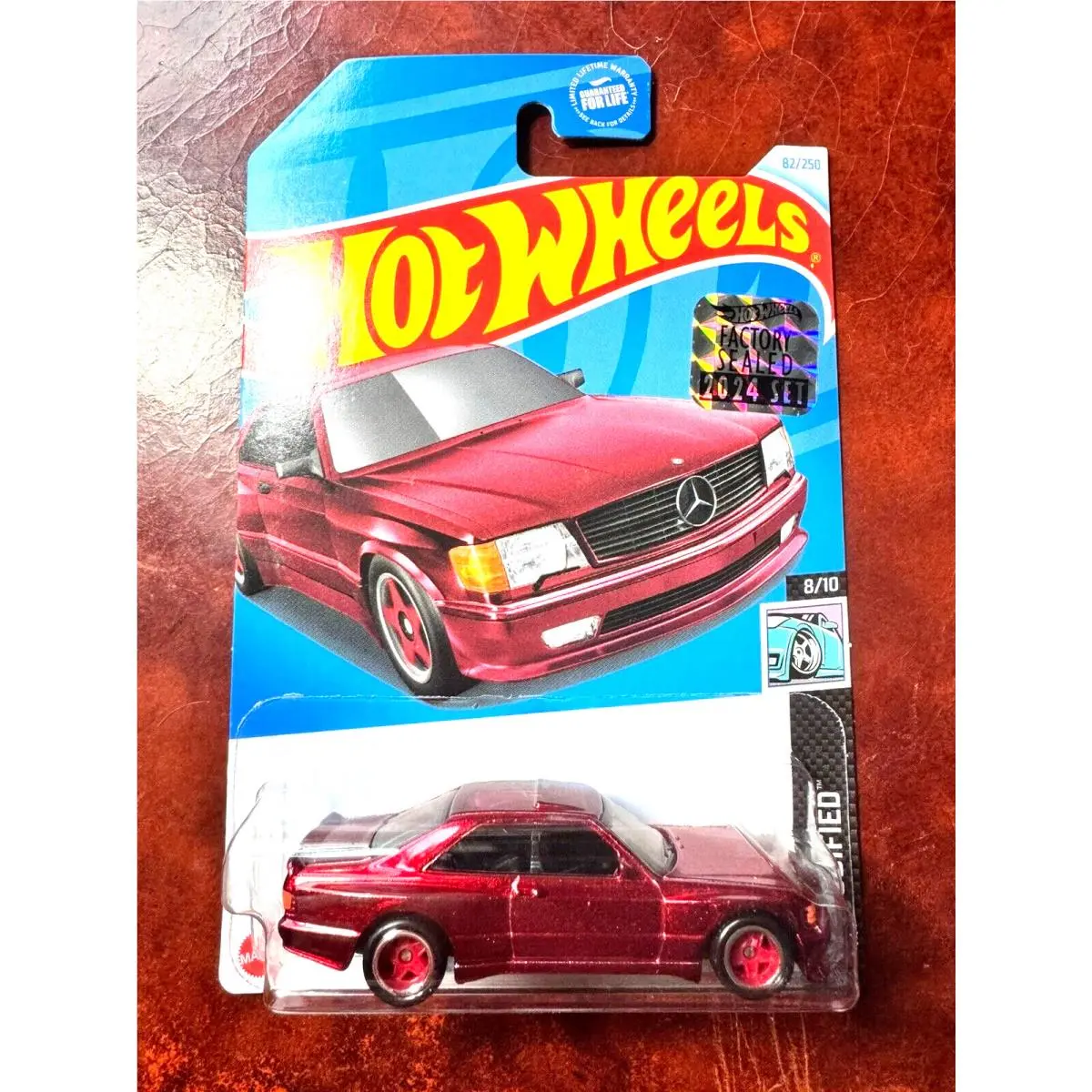 2024 Hot Wheels `89 Mercedes-bens 560 Super Treasure Hunt Set Car