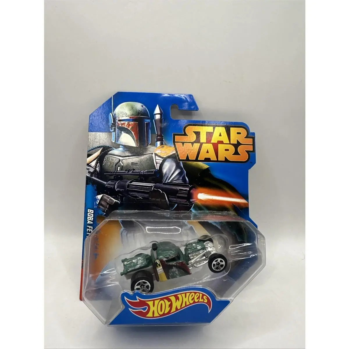 Hot Wheels Boba Fett Green Star Wars Disney Character Cars 1:64 HW Mattel
