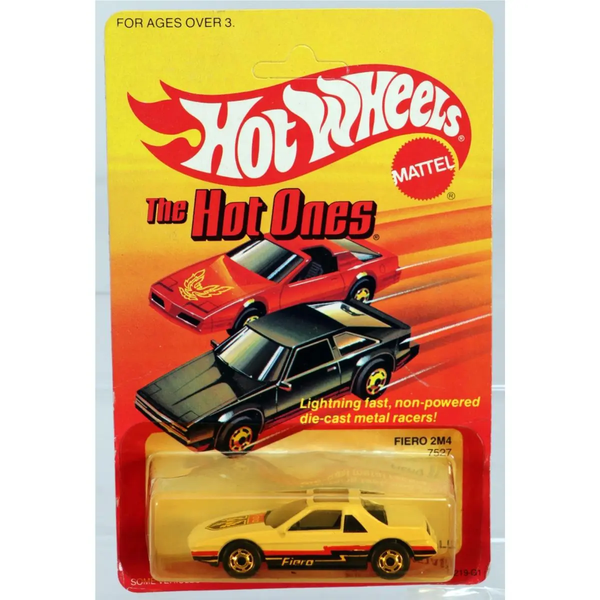 Vintage Hot Wheels Fiero 2M4 The Hot Ones Series - 7527 Nrfp 1982 White 1:64