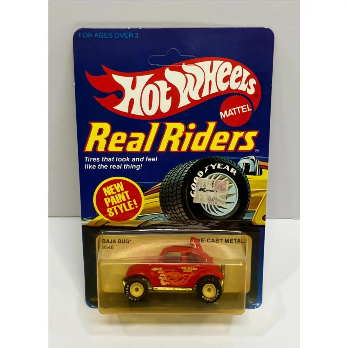1982 Hot Wheels Real Riders Baja Bug No. 9548 - Unpunched