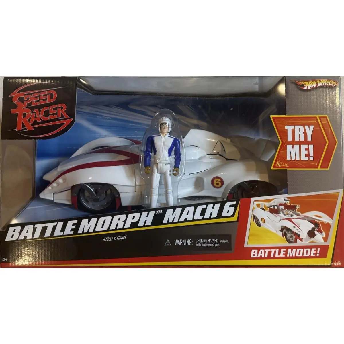 2008 Hot Wheels Mattel Speed Racer Battle Morph Mach 6