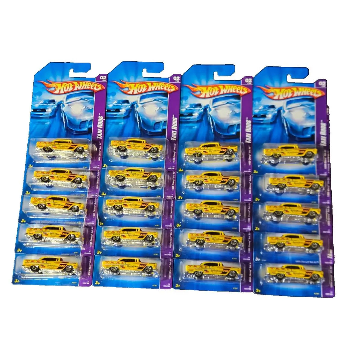 20 Hot Wheels 2007 Taxi Rods Series 1955 Chevy Bel Air 050/180