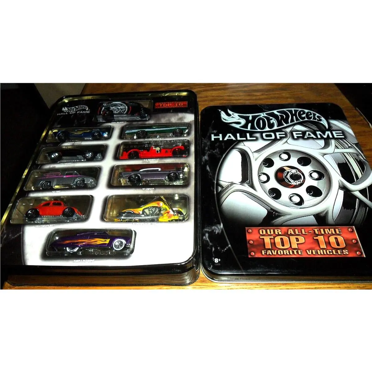 2003 Hot Wheels Hall of Fame Top 10 Tin Camaro Redlines VW Bug Dairy Delivery +