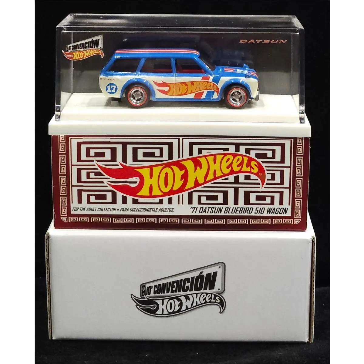 Hot Wheels Custom 71 Datsun Bluebird 510 Wagon 2017 Mexico Convention Car /7000
