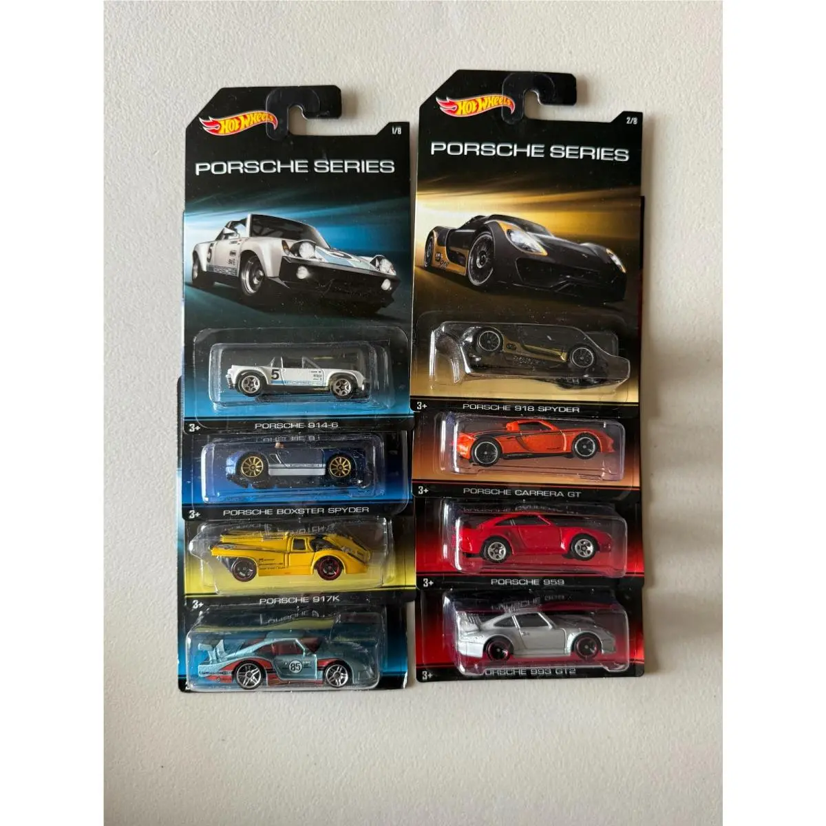 Hot Wheels 2014 Walmart Exclusive Porsche Series – Complete Set of 8 Cars J1