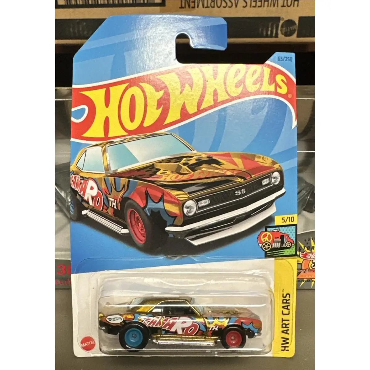 Hot Wheels- Super Treasure Hunt 5/10 Art Cars ‘68 Copo Camero Mimb