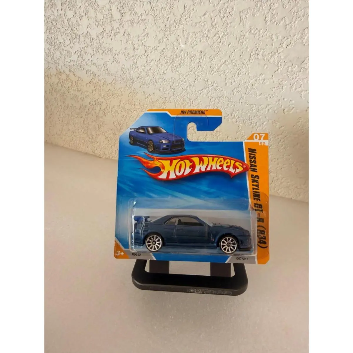 Hot Wheels Nissan Skyline Gt-r R34 HW Premiere 7/52 Short Card G62