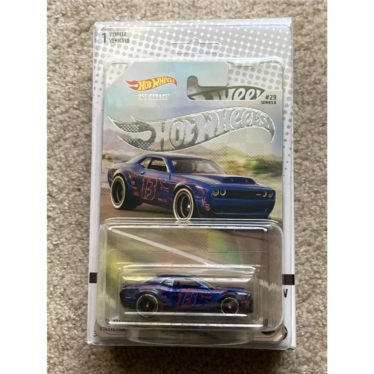 Hot Wheels Nftg Garage `18 Dodge Challenger Srt Demon Series 6 Muscle Mania