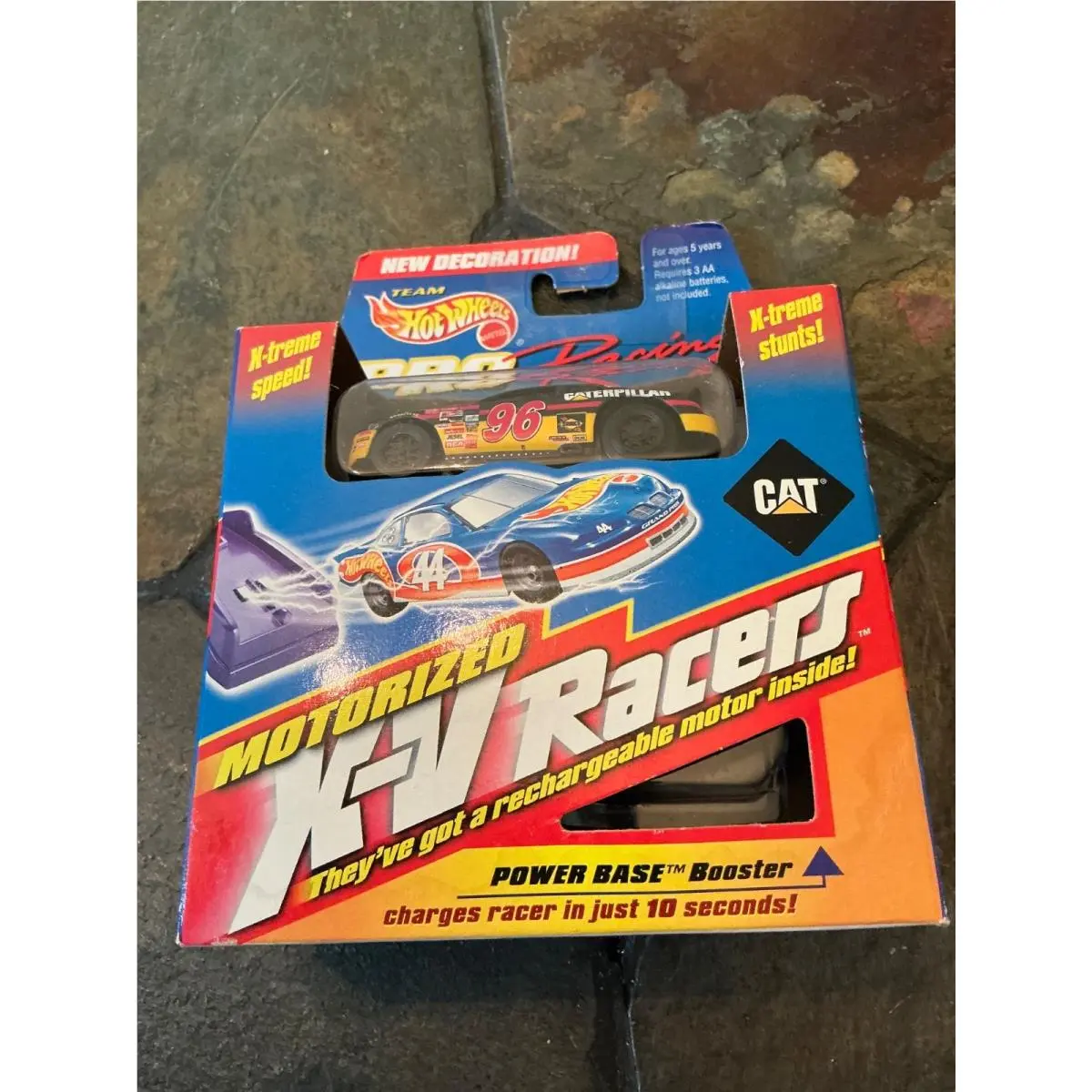 Hot Wheels Motorized X-v Racer X-treme Pro Racing 96 Caterpillar 1996 Cat