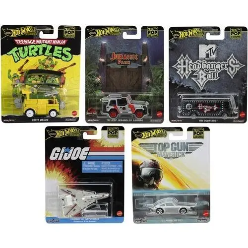WB Hot Wheels 1:64 Premium Pop Culture 10-Piece K Assortment Toy Car