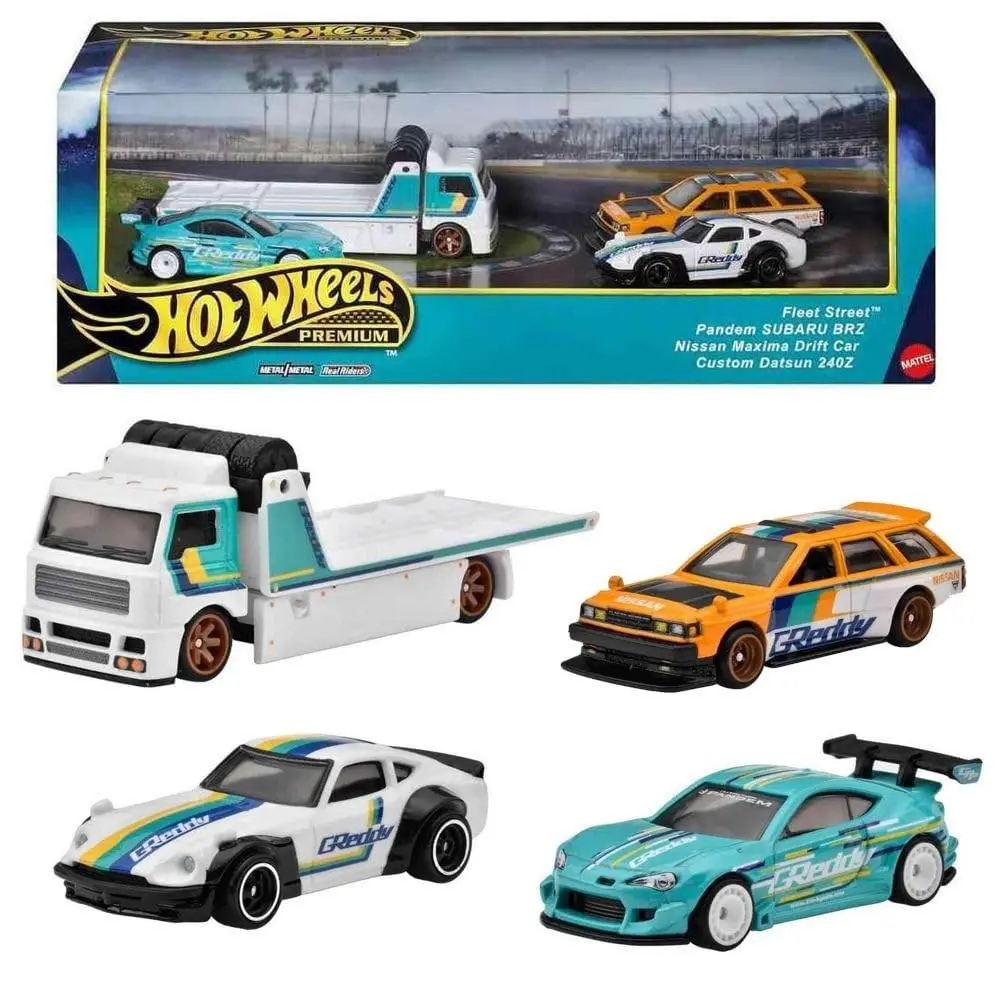 Hot Wheels Bre Datsun Set of 4 Collector`s Vehicles 1:64