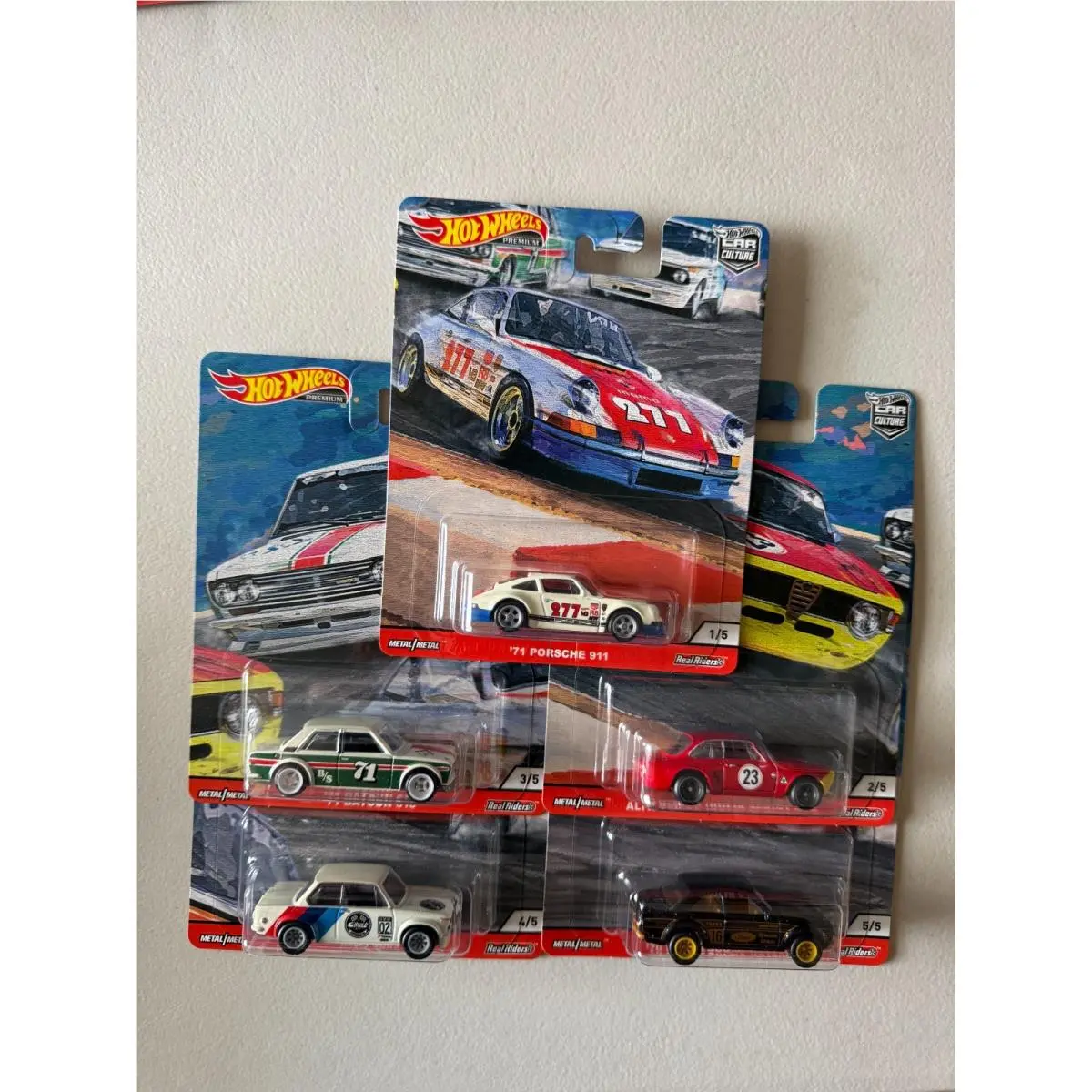 Hot Wheels Door Slammers Premium Car Culture Set Of 5 C1