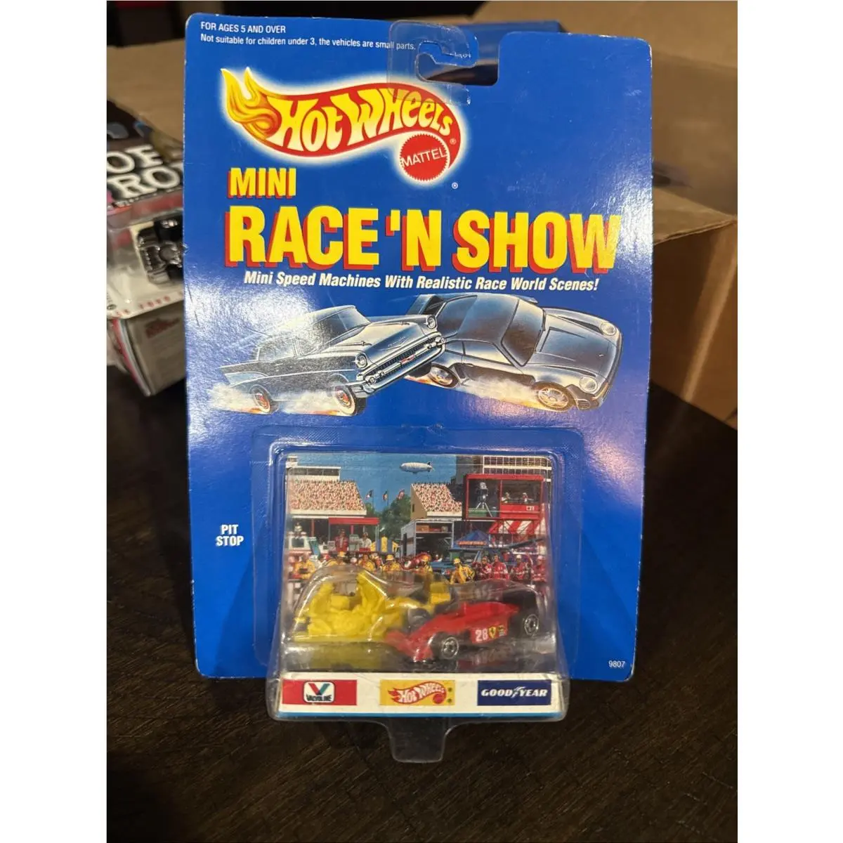 Hot Wheels Mini Race N Show Pit Stop 9807 1989 Mattel Vintage Set