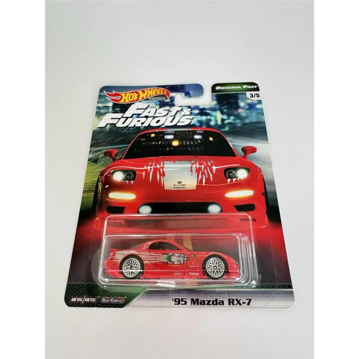 2017 Hot Wheels Premium Fast Furious Fast - `95 Mazda RX-7 Red
