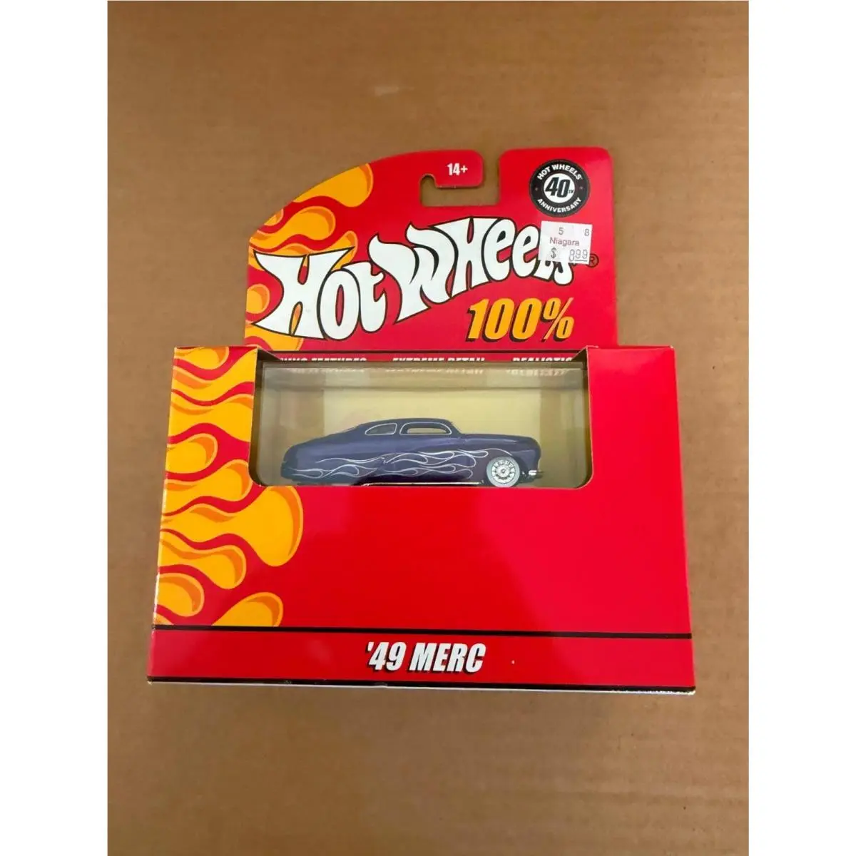 2007 Hot Wheels `49 Merc 40th Anniversary Red Box Edition AB9