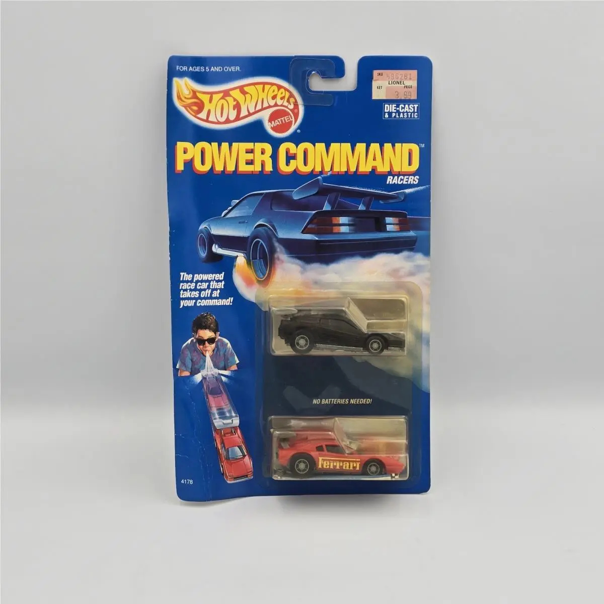 Hot Wheels Power Command Racers Ferrari Testarossa/308 1989 Dual Pack