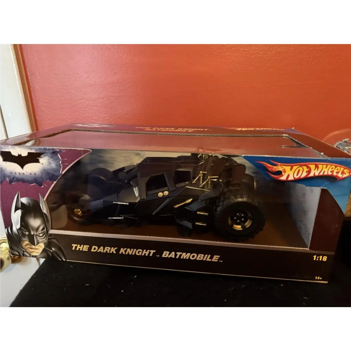 The Dark Knight Trilogy Batmobile Diecast 1:18 Scale by Hot Wheels