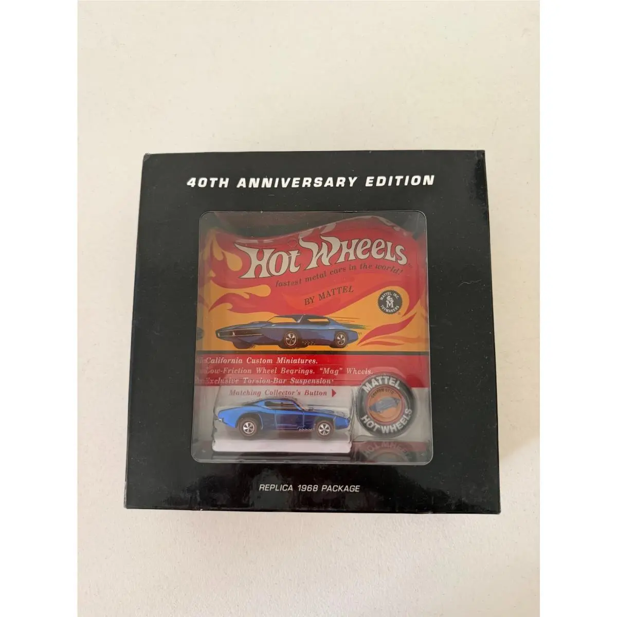 Hot Wheels 40th Anniversary Edition 1968 Package Custom Otto E57