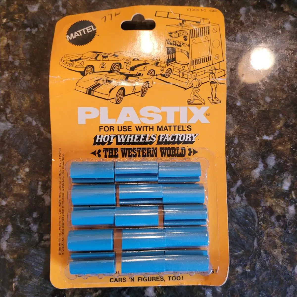 Hot Wheels Redline Plastix Moc Blue Color Use with Factory or Western World 4380