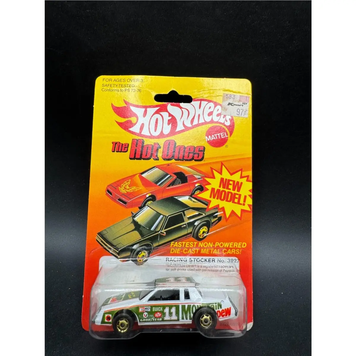 1983 Hot Wheels - The Hot Ones Stocker 3927 Mountain Dew 11 Buick Hong Kong C4