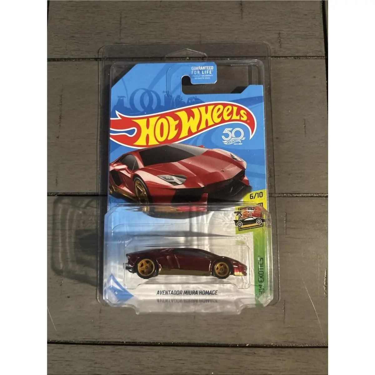 Hot Wheels Aventador Miura Homage Super Treasure Hunt Sth 2018 50th Anniversary